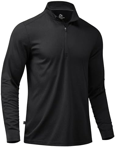 Golf Quarter Zip Pullover, Black